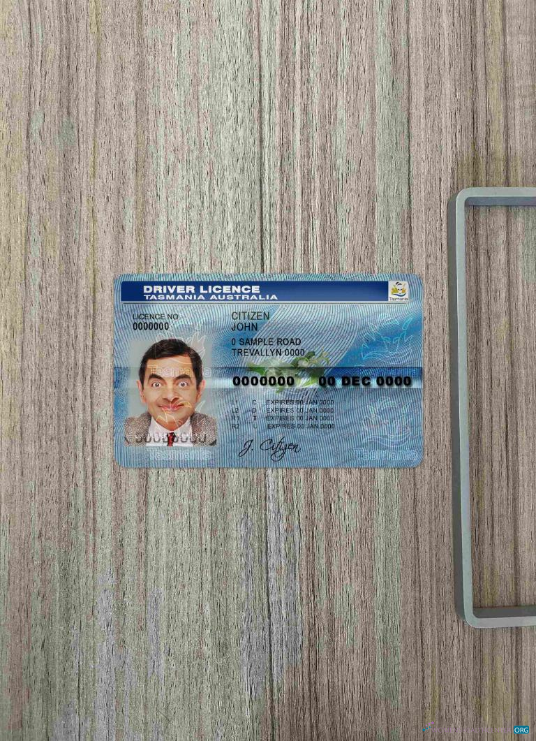 Download Australia Tasmania DL photolook FRONT Photoshop template